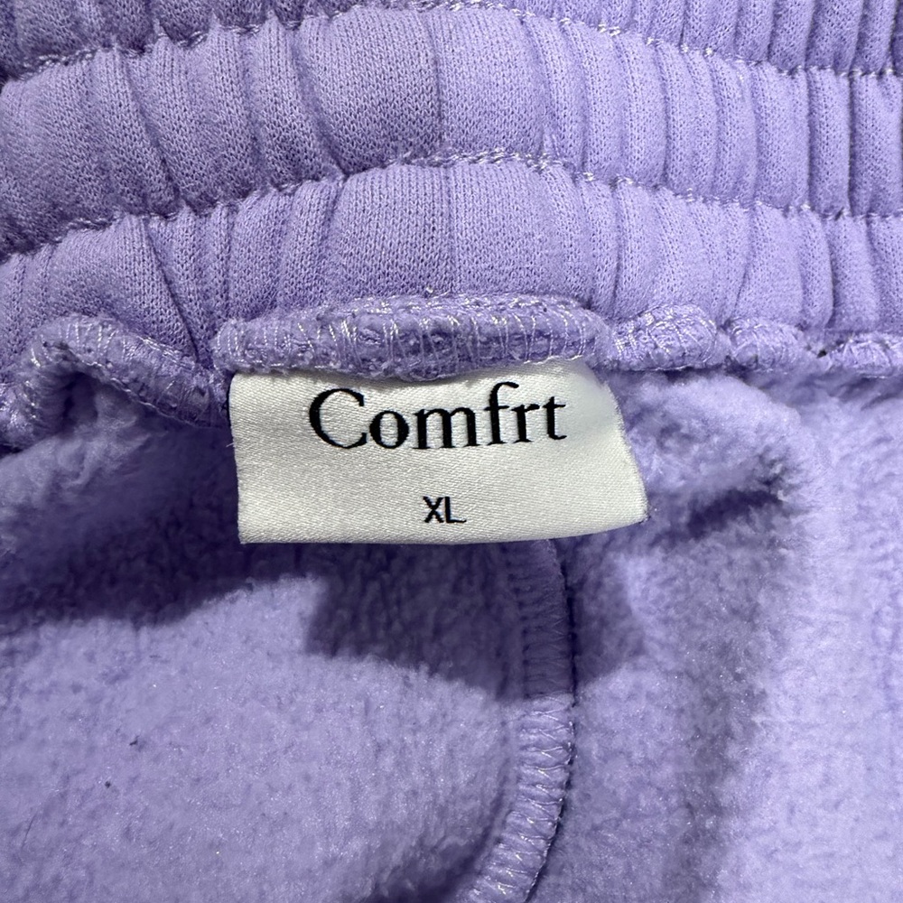 Lavender Comfort Drawstring Shorts - Picture 3 of 3